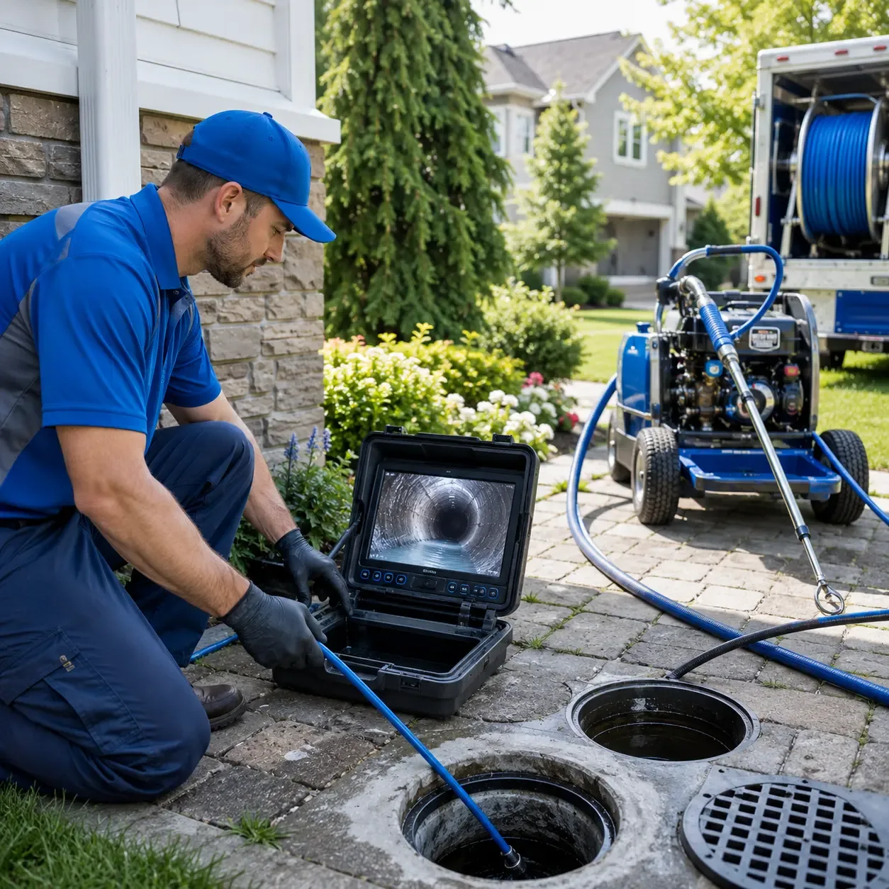 Outdoor drain cleaning professionals serving Collins, MS